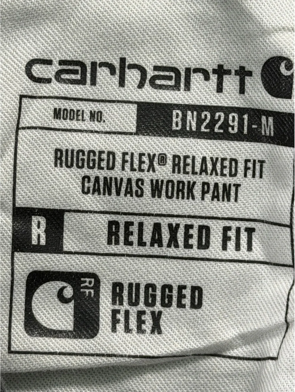 Carhartt Relaxed Fit Work Pants Size 33x30 Gray